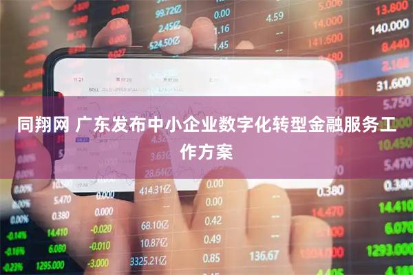 同翔网 广东发布中小企业数字化转型金融服务工作方案